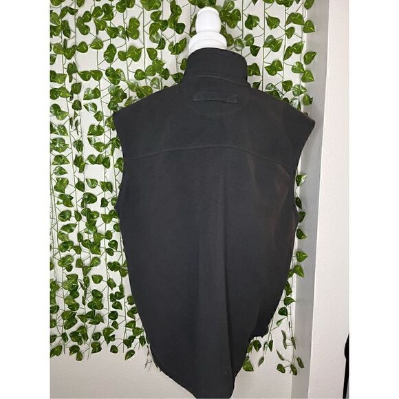 Duluth Trading Co. Black Full-Zip Sleeveless Fleece Vest Size XL - Picture 2 of 5
